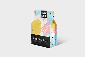 Small Coffee Bag Mockup