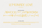 Lemonade Love, a Sans Serif Font by Muse Design Co. (Thumbnail 4 of 6)