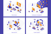 Isometric Concept Illustration Kit, a Templates & Theme by alexdndz (Thumbnail 9 of 26)