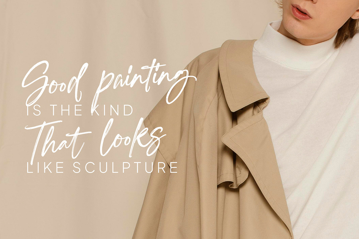 Trusting, a Handwritten Font by din-studio.com (Photo 10 of 11)