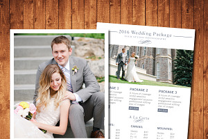 photography pricing template 
