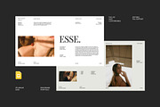 ESSE - Brand Portfolio Template, a Presentation Template by Creatorism (Thumbnail 1 of 9)