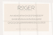 Roger - An Elegant Sans Serif, a Sans Serif Font by Graphicfresh (Thumbnail 6 of 9)