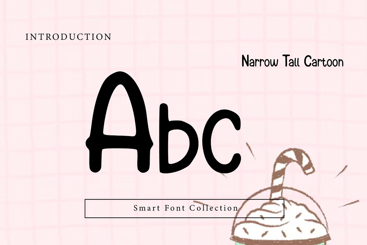 Narrow tall cartoon, a Script Font by Wow Magic (Photo 2 of 3)