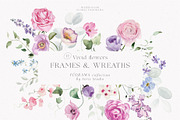 Florama Watercolor Floral Summer Set, a Decorative Illustration by Veris Studio (Thumbnail 4 of 23)