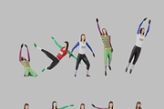 Football Women, a Characters & Person 3D Model by Studio Ochi (Thumbnail 4 of 10)