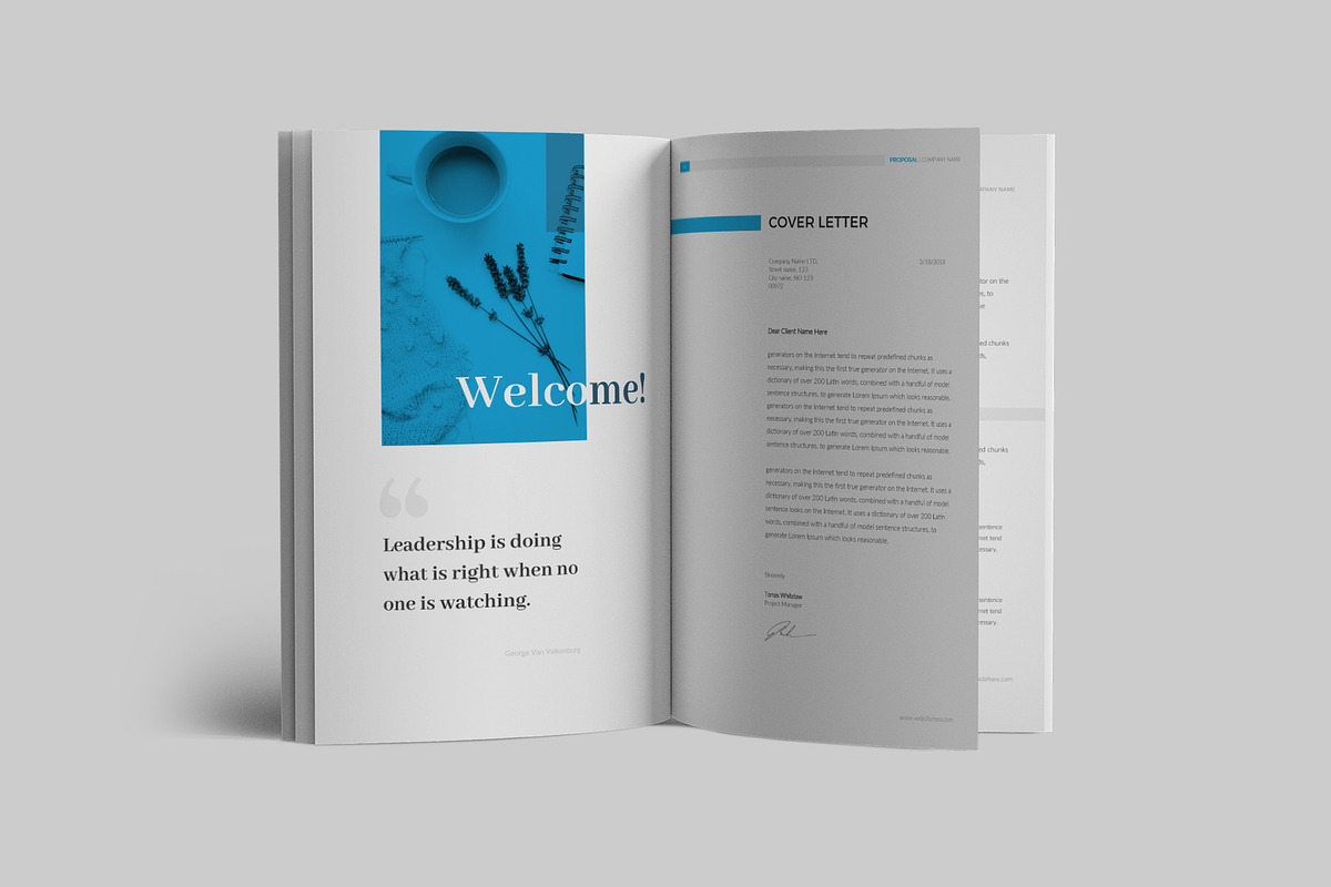Proposal Bundle, a Brochure Template by BrochuresFactory (Photo 3 of 17)