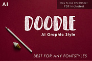 DOODLE - Scrible Graphic Style Addon, a Layer Style Add-On by Design Unique (Thumbnail 1 of 9)