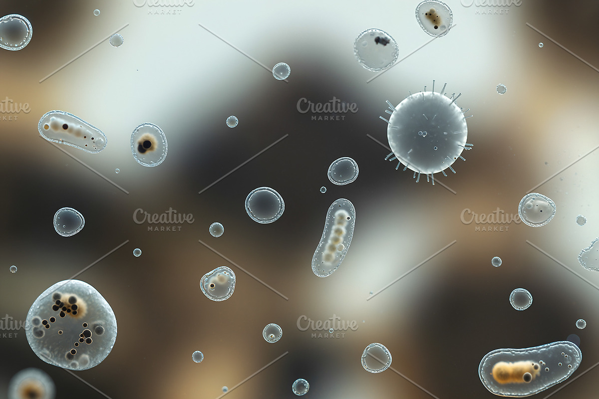 52 Fictional Microscopic Organisms, an Abstract Photo by h.utomo (Photo 50 of 52)