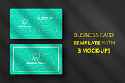 Dental Business card & 3 Mock-up, a Business Card Template by Smashing_Studio (Thumbnail 1 of 10)