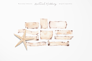 Nautical Beach Wedding Illustrations, a Decorative Illustration by Aquarellina (Thumbnail 18 of 34)