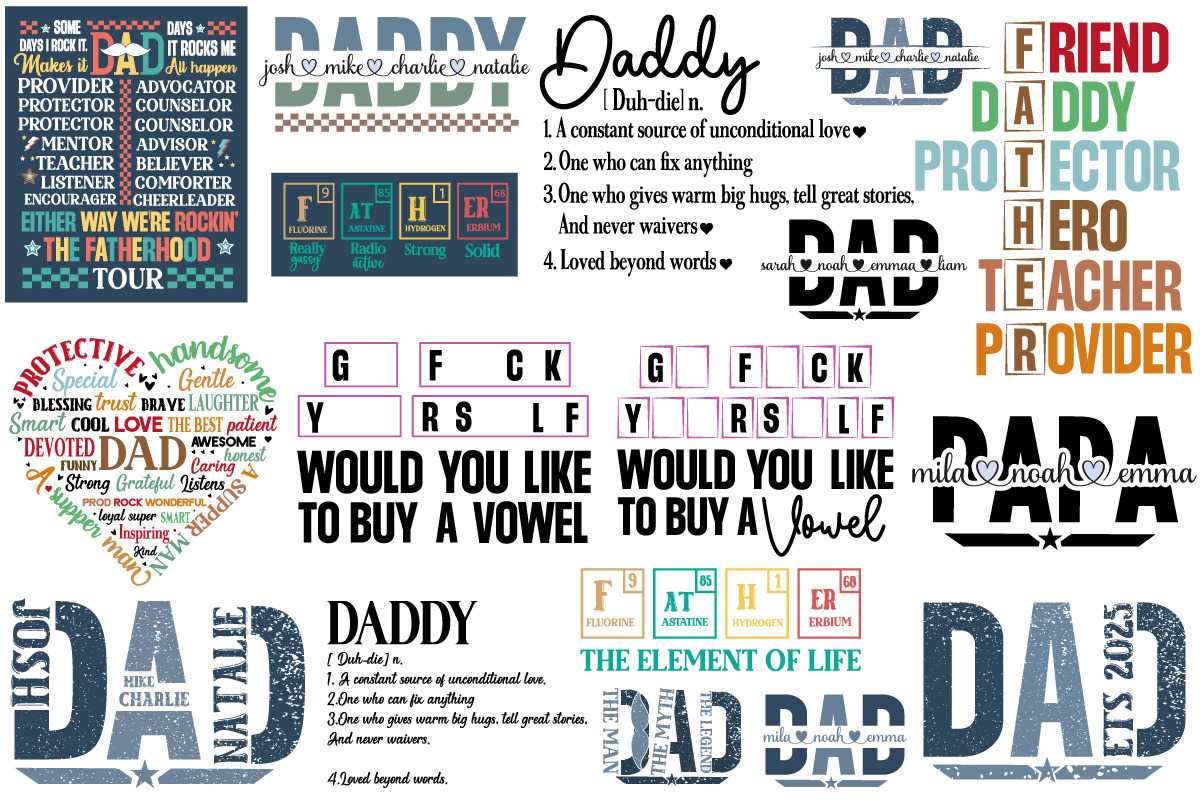 Father's Day SVG Bundle, Father's Da, a Graphic by GraphicPicker (Photo 3 of 3)