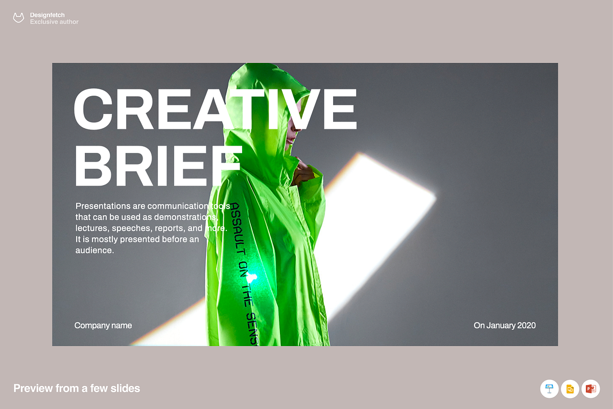 Creative Brief & Design template v2, a Presentation Template by Oday Noon (Photo 6 of 9)