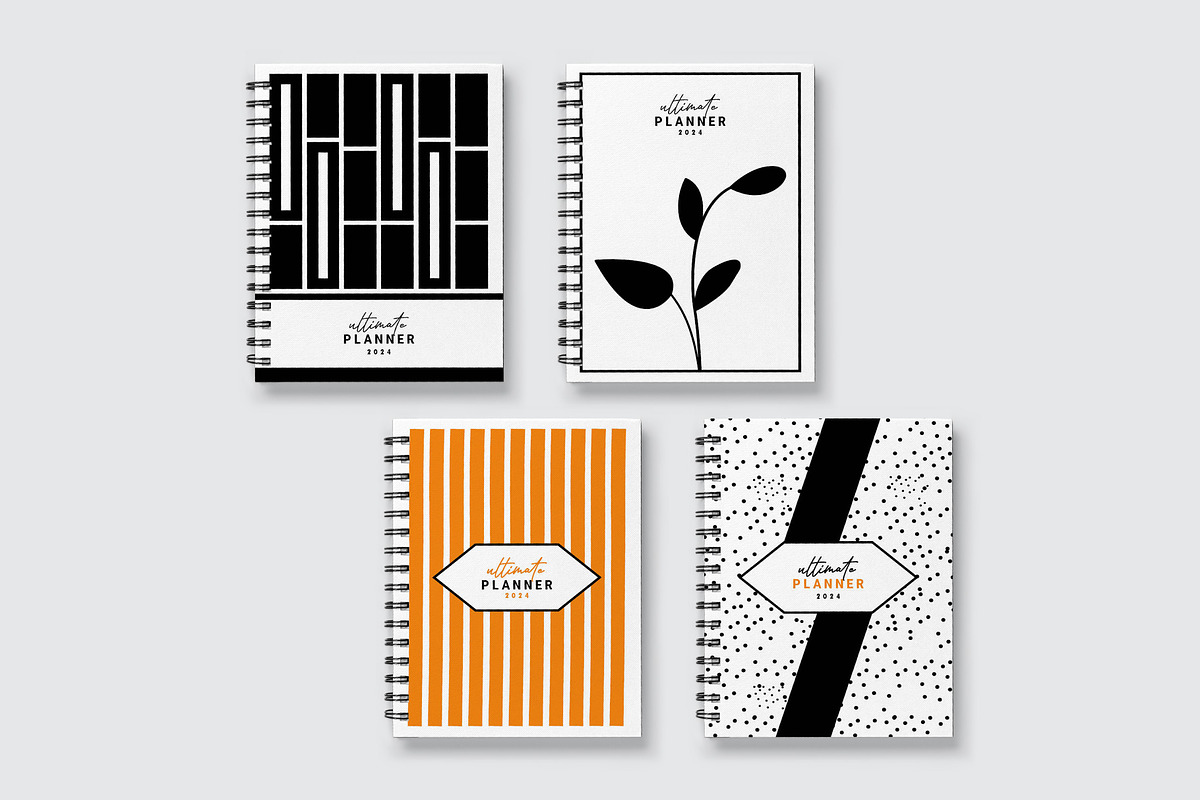 2024 Monday & Sunday Starts planner, a Stationery Template by MNT-Creator (Photo 6 of 10)