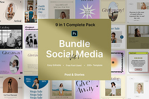 BUNDLE SOCIAL MEDIA VOL. 1