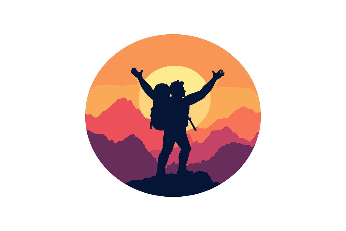 Mountain Explorer 12 Silhouette Set, an Object Graphic by yasushie (Photo 7 of 13)