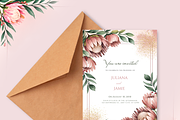 Protea - Wedding Invitations Suite, an Invitation Template by Khryna Designs (Thumbnail 3 of 5)