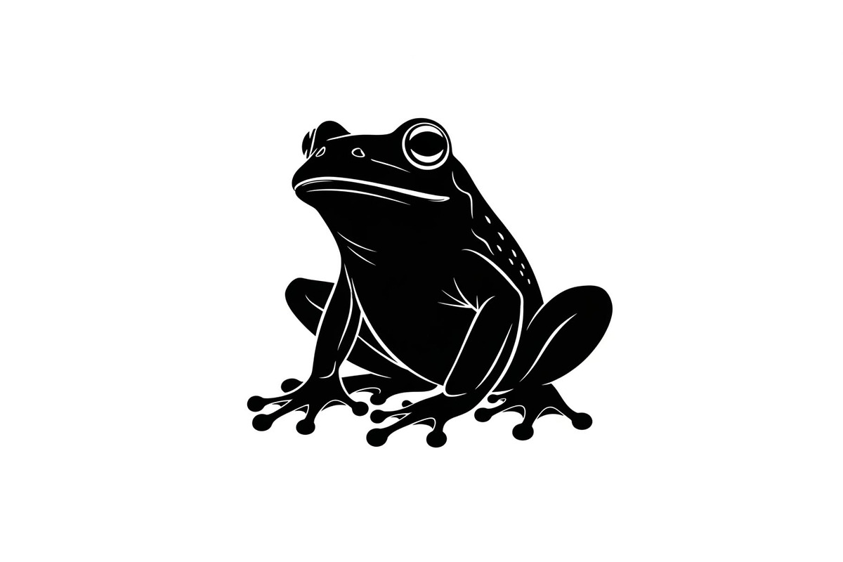 Frog Silhouette Vector Bundle, an Illustration by jahid234 (Photo 25 of 46)