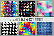 Hounds-tooth seamless patterns., a Pattern Graphic by tkdesign (Thumbnail 1 of 8)