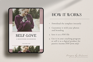 Self-Love EBook Canva Template