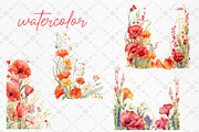 Red Poppy Flowers Clipart Poppies, an Illustration by LeCoqDesign (Thumbnail 2 of 5)