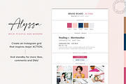 Alyssa Email Signature Template, a Templates & Theme by The Canva Template Shop (Thumbnail 2 of 4)