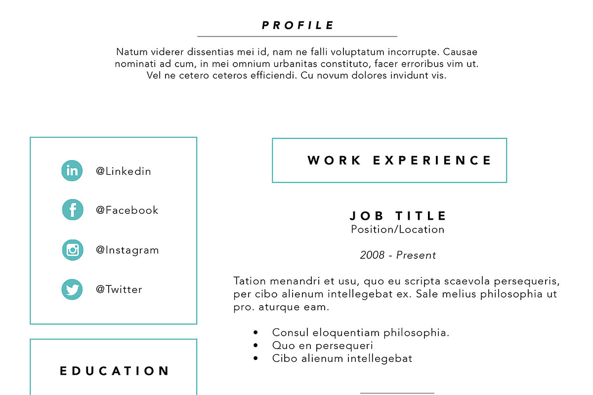 Grace Resume Template - 4 Page, a Resume Template by Desiree Lange (Photo 7 of 7)