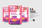 Breast Cancer Awareness Flyer, a Flyer Template by Aam360 (Thumbnail 1 of 3)
