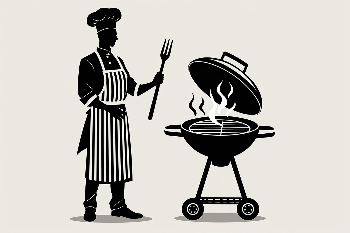 BBQ Grill Master Chef Bundle, an Illustration by Creativeshirt (Photo 2 of 7)