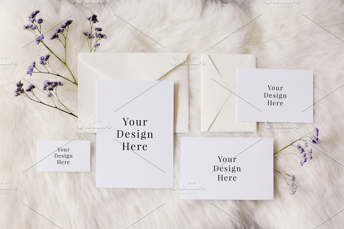 Dreamy Stationary Mockup Bundle, a Print Template by Barn Owl Studio (Photo 2 of 9)