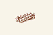 Cacao, vanilla, cinnamon, a Graphic by Irina Trusova (Thumbnail 3 of 4)