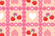 Cherry Valentine Pattern, a Pattern Graphic by MISS CHATZ (Thumbnail 3 of 3)