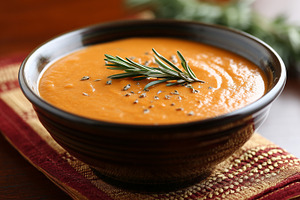 Delicious creamy tomato soup, a Food & Drink Photo by MistyDay