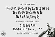 The Frankenstype - Blackletter, a Blackletter Font by Meizzaluna Design (Thumbnail 5 of 9)