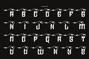 Jewal Glasmor - Tattoo Font, a Blackletter Font by QR Design Studio (Thumbnail 12 of 14)