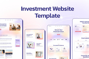 Mewealth - Finance Website Template, a Landing Page Template by EGO Creative Innovations