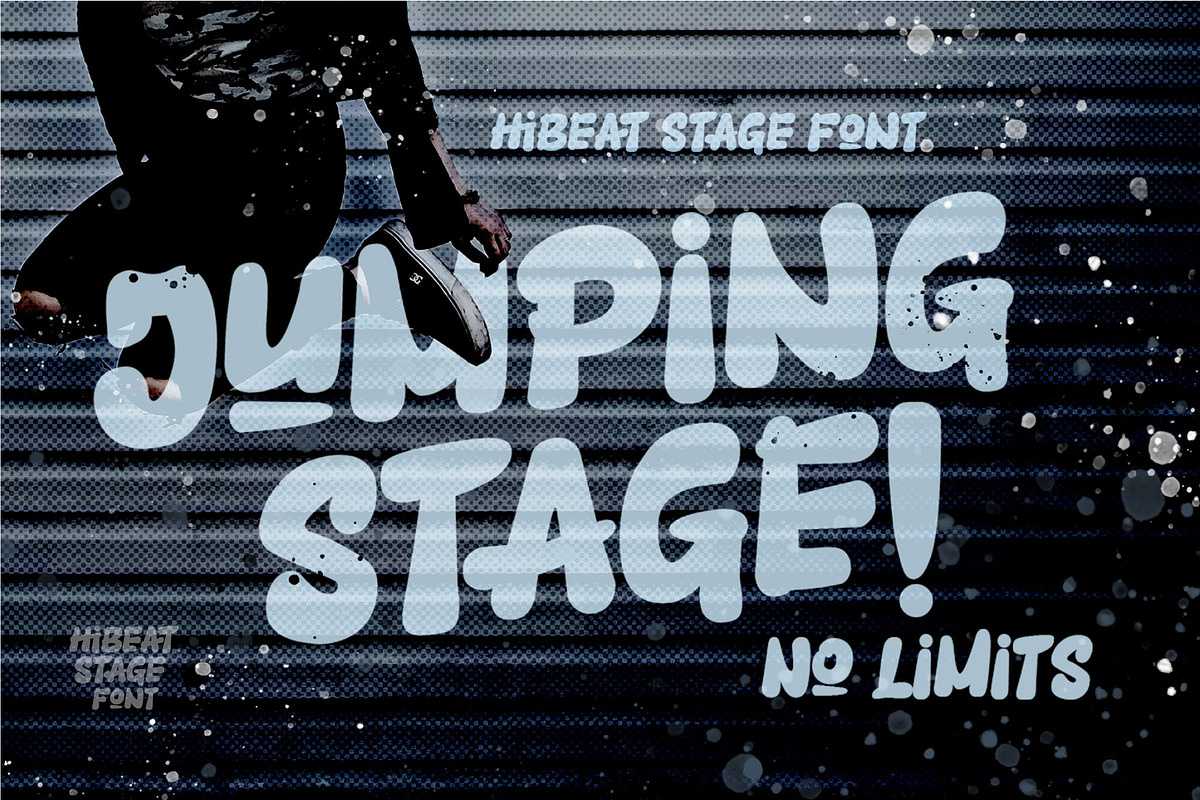 Hibeat Stage a Handwritten Font, a Handwritten Font by Rasiorise Studio (Photo 5 of 12)