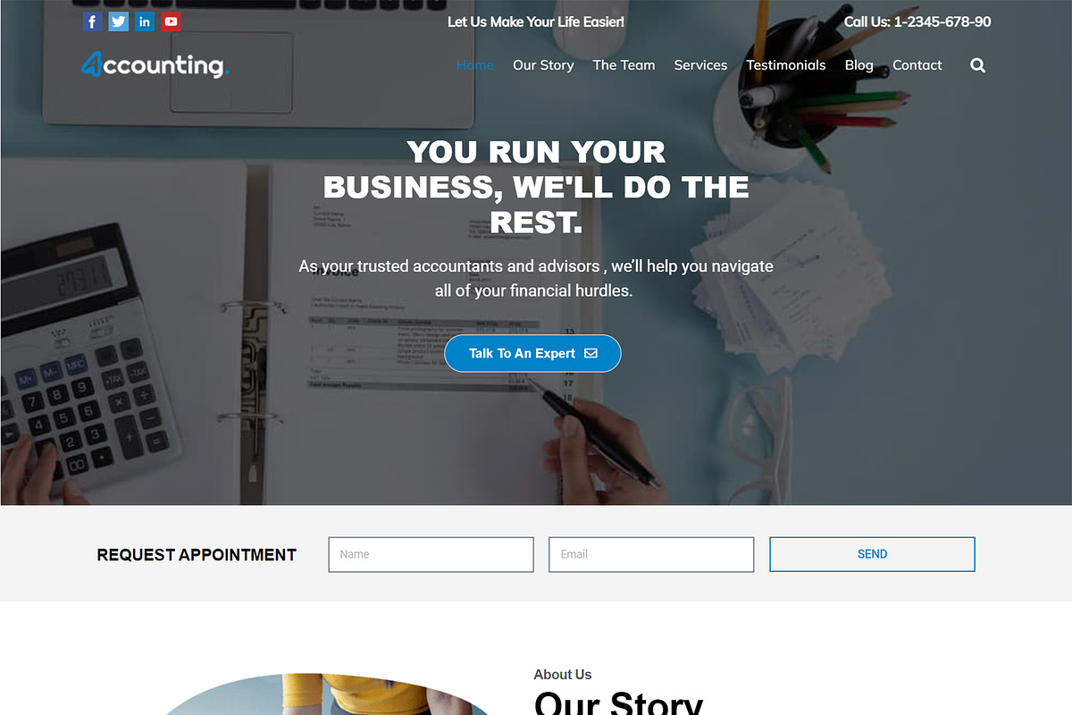 Accounting WordPress Theme - Accounting pro