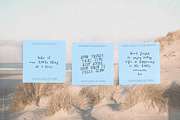 Seafoam Letters Handwritten Font, a Handwritten Font by Perplexitics (Thumbnail 7 of 10)