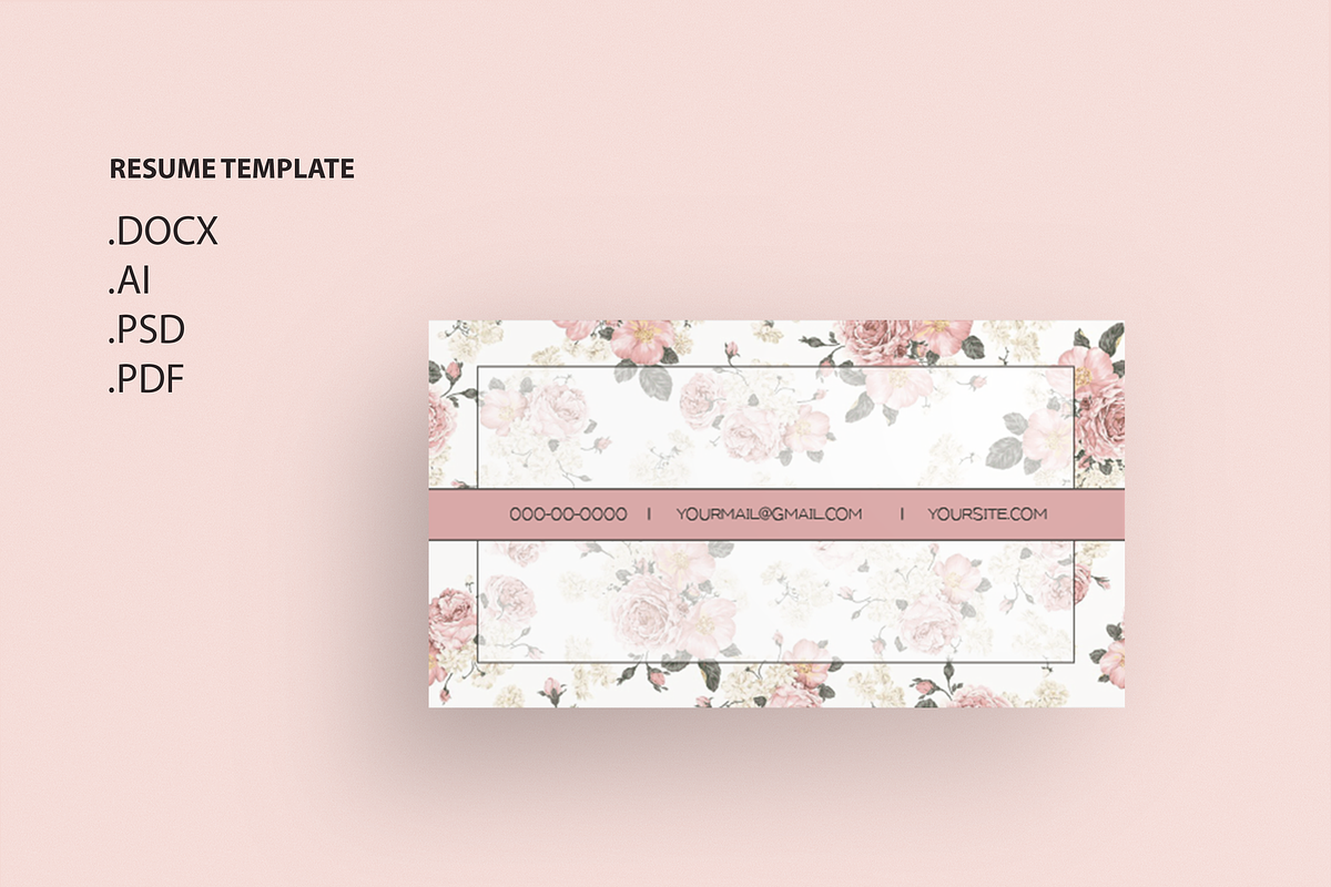 Pack Resume and Card Template / M, a Resume Template by Showy68 Template (Photo 7 of 8)