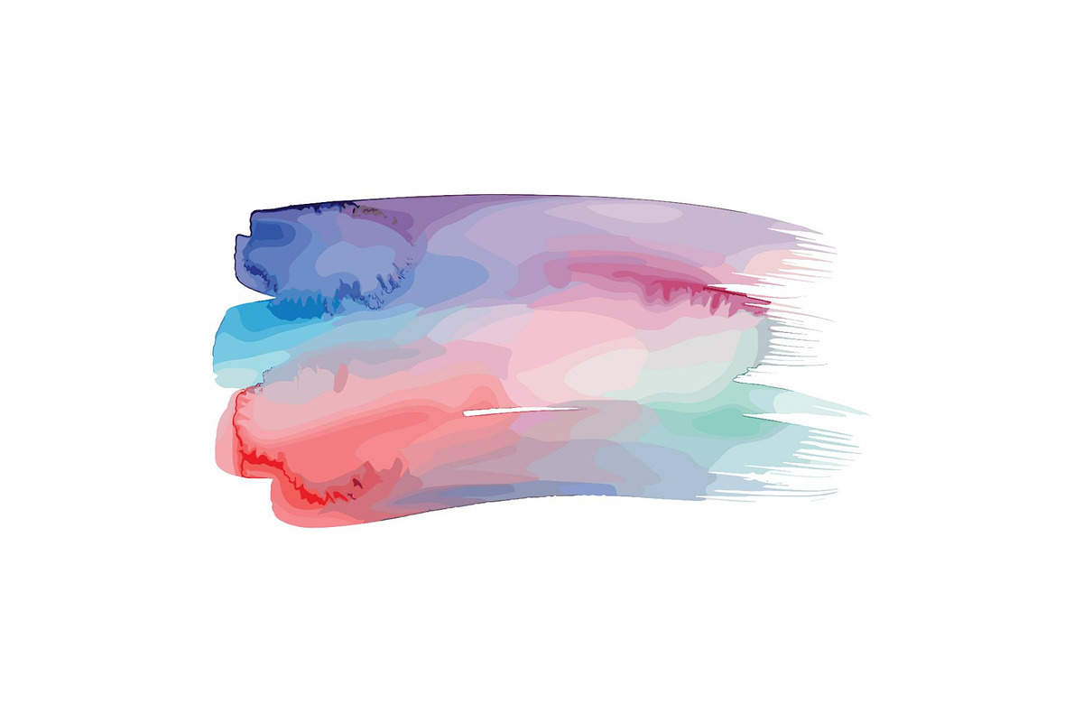 Soft Pastel Watercolor Brush Marks, a Decorative Illustration by Designer_Momina (Photo 11 of 11)