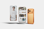 Phone 17 Pro Screen Mockup, an iPhone Mockup by scribrostudio (Thumbnail 10 of 13)