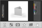 Table Tent Mockup PSD, an Advertising Mockup by Bruno's Shop (Thumbnail 3 of 4)