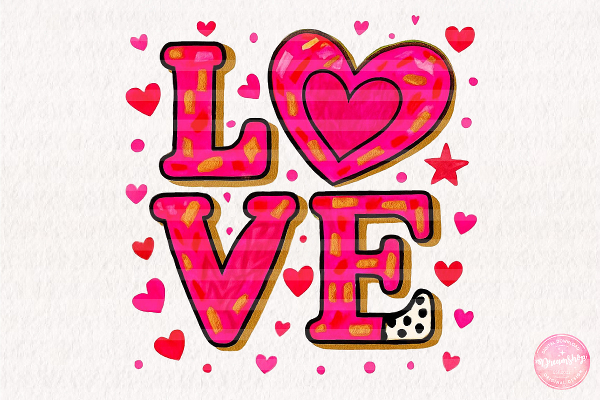 Coquette Love Valentines Day PNG, an Illustration by CreationArt (Photo 2 of 6)