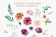 Royal garden - watercolor and gold, a Decorative Illustration by long summer (Thumbnail 5 of 6)