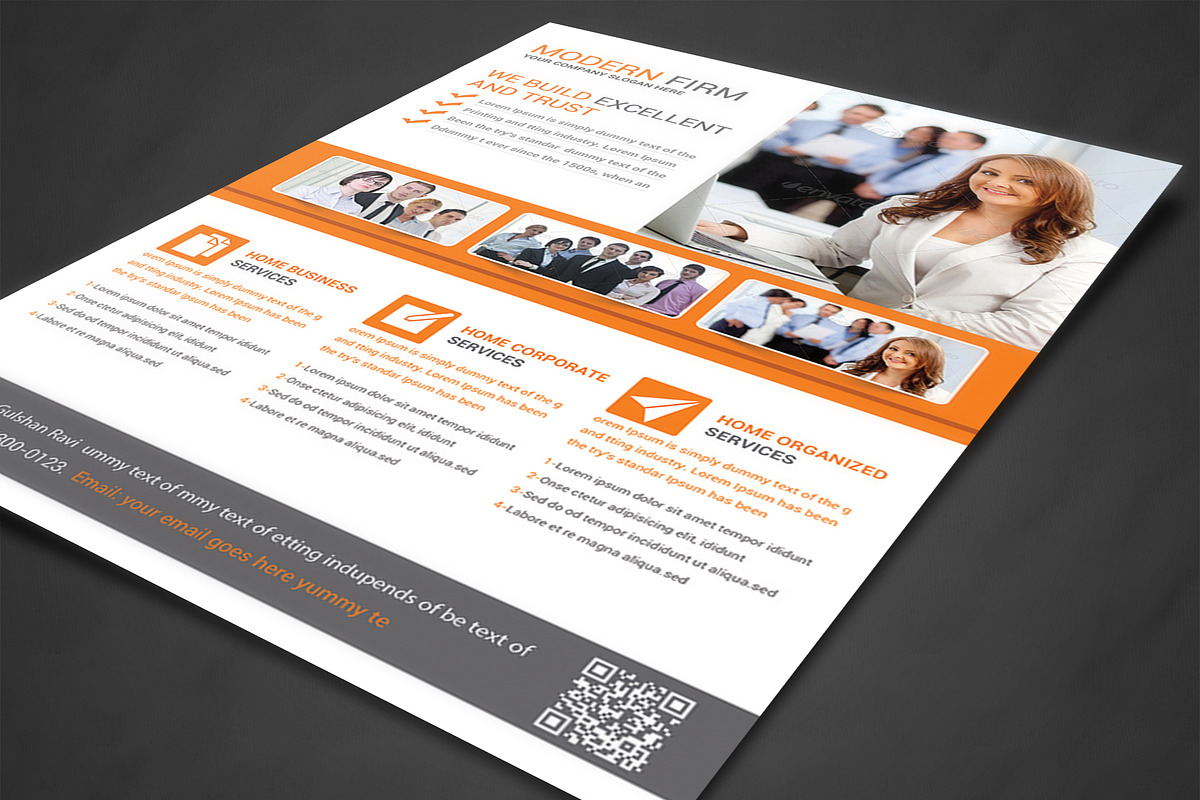Professional Business Flyer Print Te, a Flyer Template by AfzaalGraphics (Photo 2 of 4)