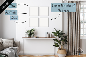 Interior Mockup & Frame Mockup