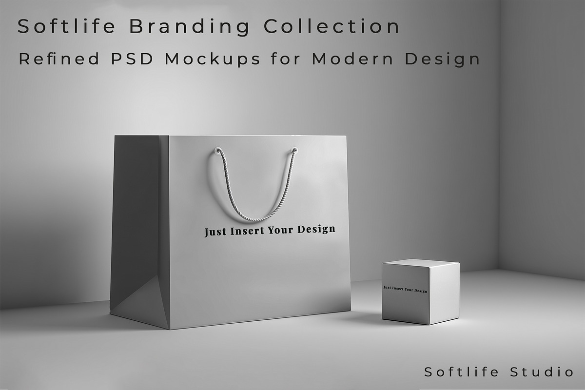 Softlife Branding Mockups Collection, a Packaging Mockup by Vika_Softlife (Photo 1 of 6)
