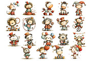 Circus Kids and Animals Clipart, a Person Illustration by Nicolle's Colorful Art (Thumbnail 9 of 12)