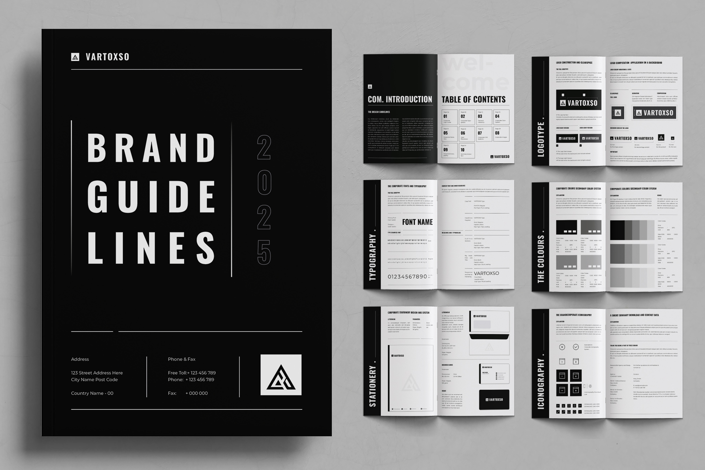 Brand Guidelines by Contestdesign  Creative Market
